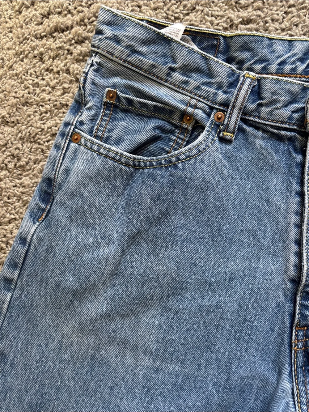 Levi's Vintage 550 Light Blue Men's Straight Leg Jeans